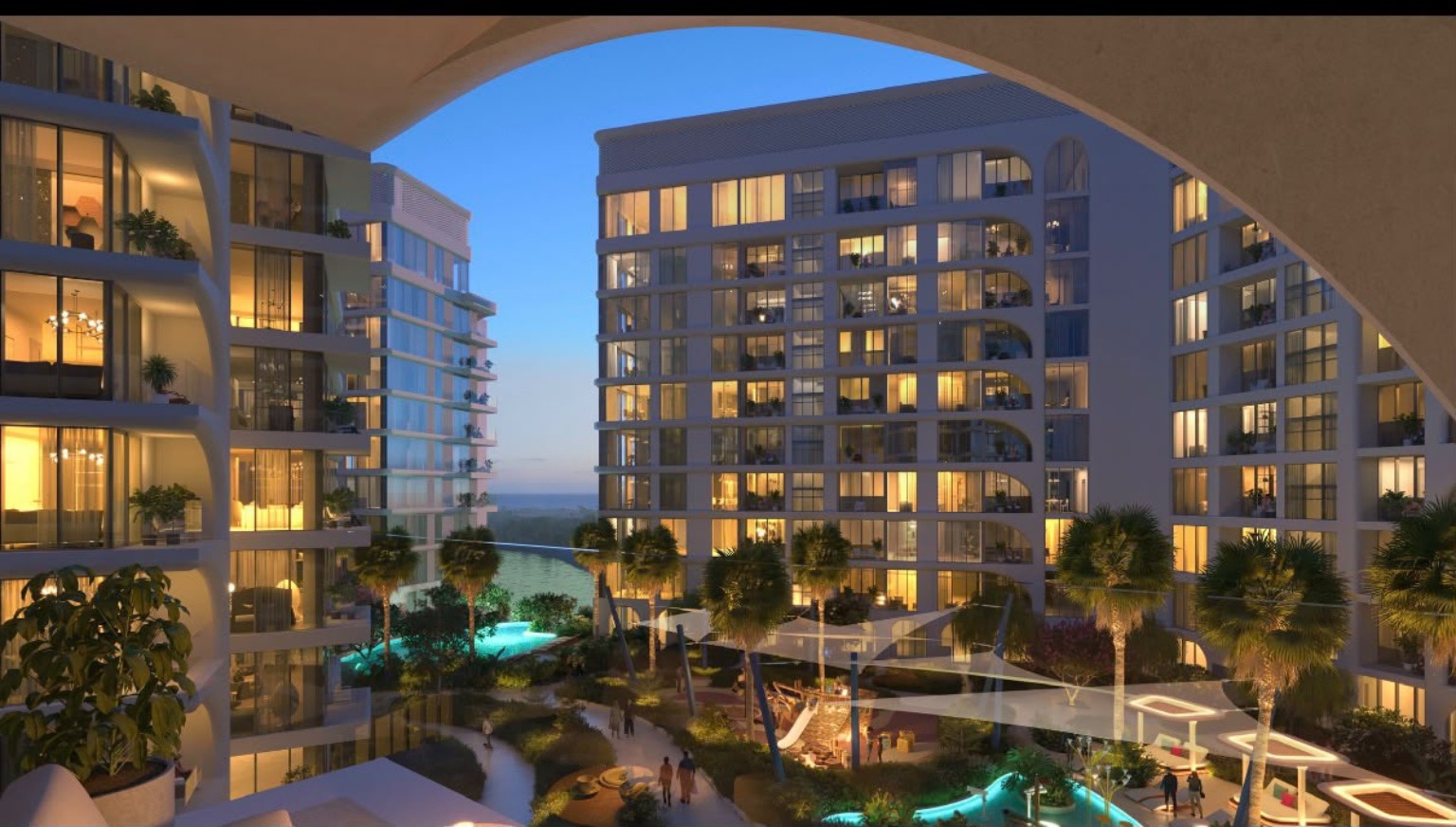 SEEF lifestyle setting after sunset